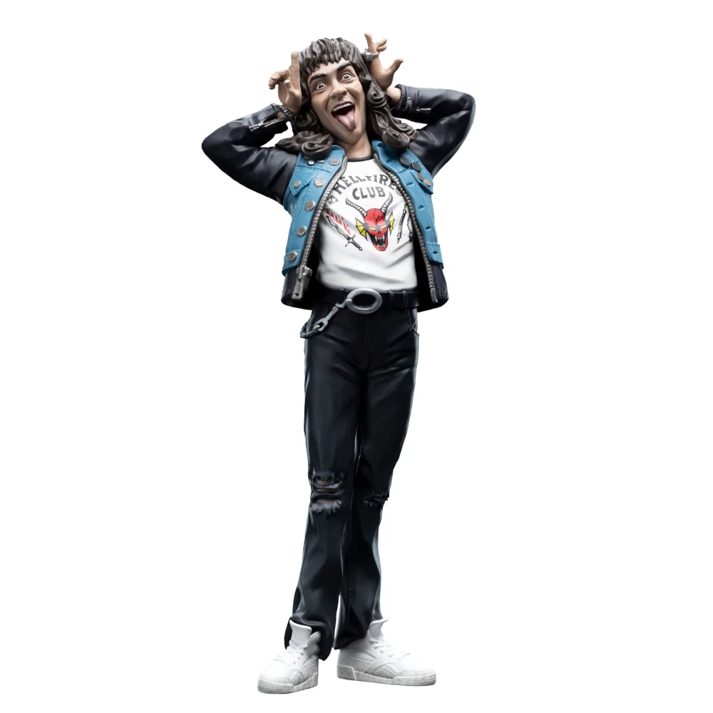 Weta Workshop Stranger Things Mini Epics Vinyl Figure Hellfire Eddie Limited Edition 18cm Afbeelding 1