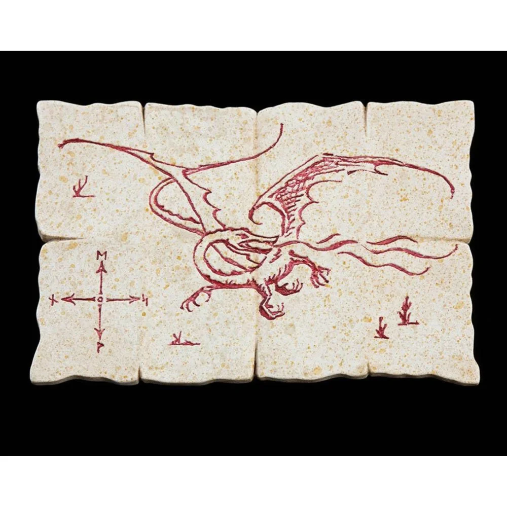 Weta Workshop Hobbit Magnet Dragon Map Afbeelding 1