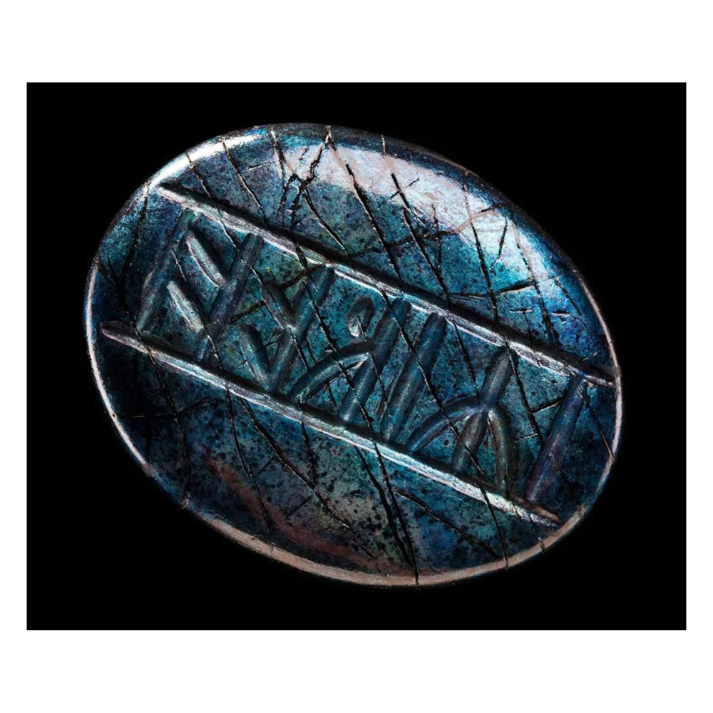 Weta Workshop The Hobbit The Desolation of Smaug Prop Replica Kili's Rune Stone Afbeelding 1