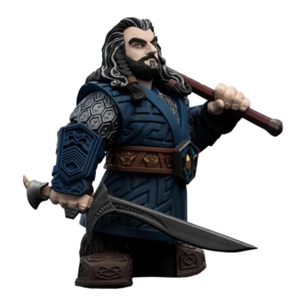 Weta Workshop The Hobbit Mini Epics Vinyl Figure Thorin Oakenshield Limited Edition 10cm Afbeelding 1