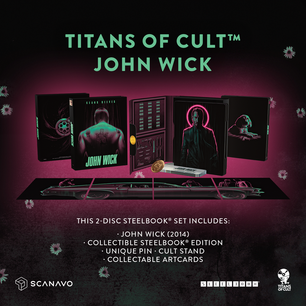 John Wick 10th Anniversary Titans of Cult 4K Ultra HD Steelbook Afbeelding 1