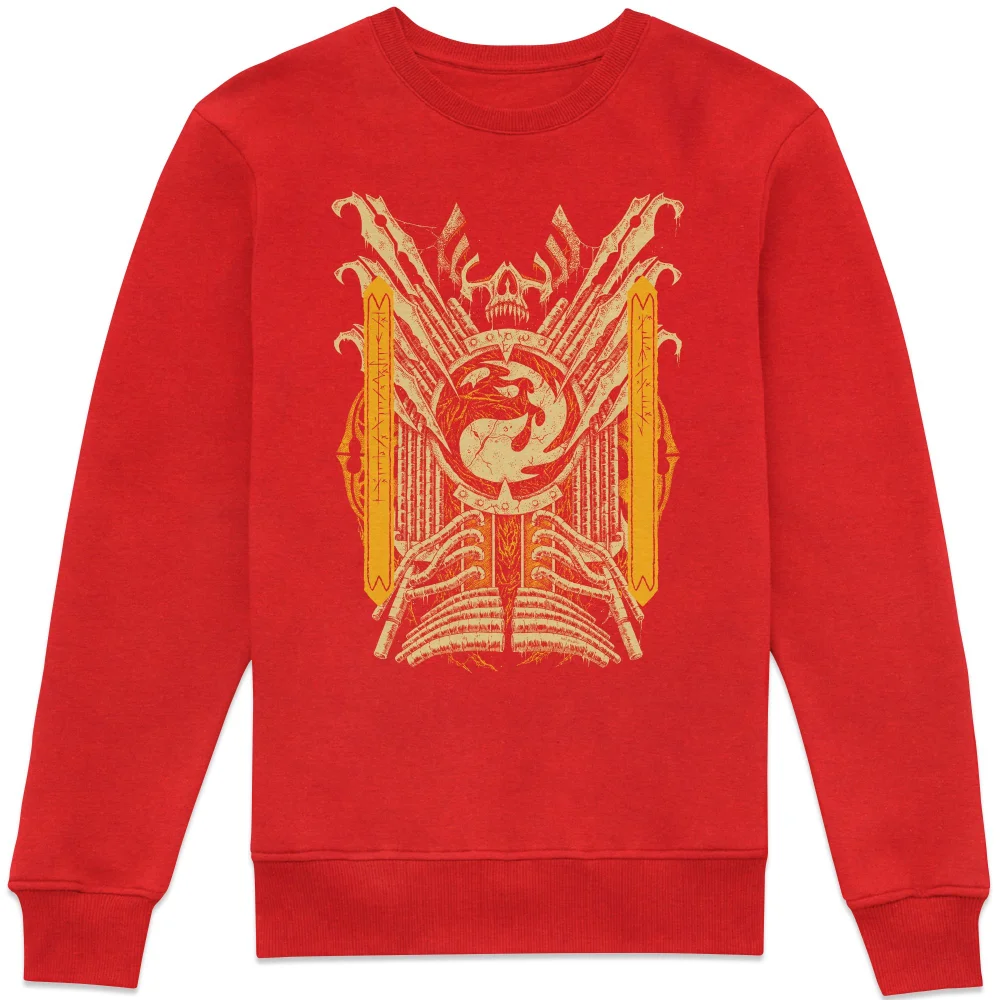 Magic: The Gathering Phyrexian Mountain Sweatshirt - Red - XS Afbeelding 1