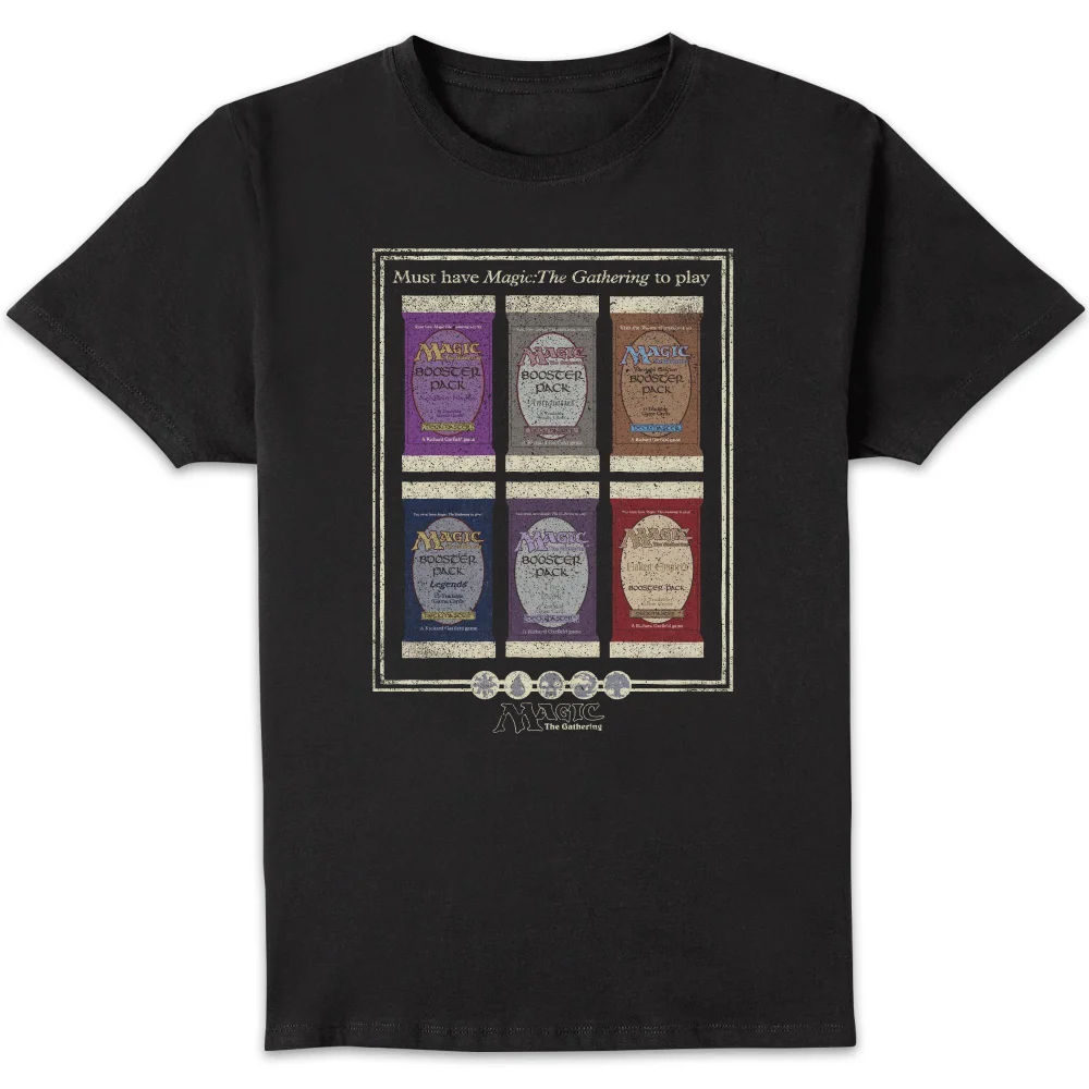Magic: The Gathering Original Pack Guide Unisex T-Shirt - Charcoal - S Afbeelding 1