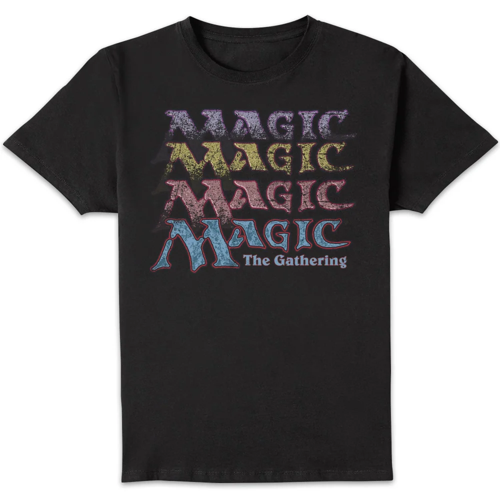 Magic: The Gathering Logo Stack Unisex T-Shirt - Black - S Afbeelding 1