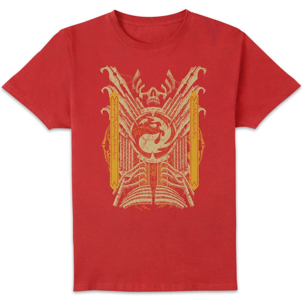 Magic: The Gathering Phyrexian Mountain Unisex T-Shirt - Red - S Afbeelding 1