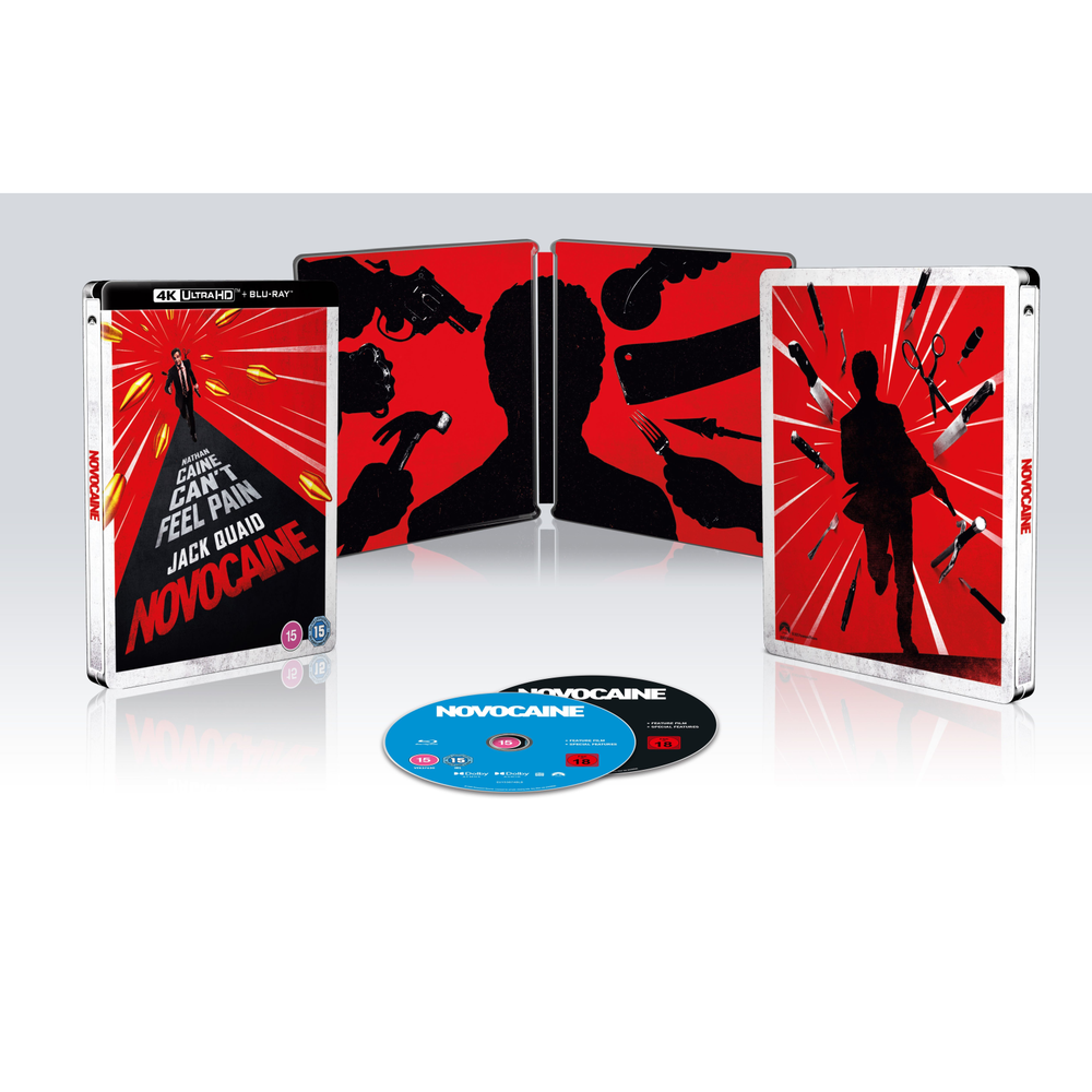 Novocaine 4K Ultra HD SteelBook (includes Blu-ray) Afbeelding 1