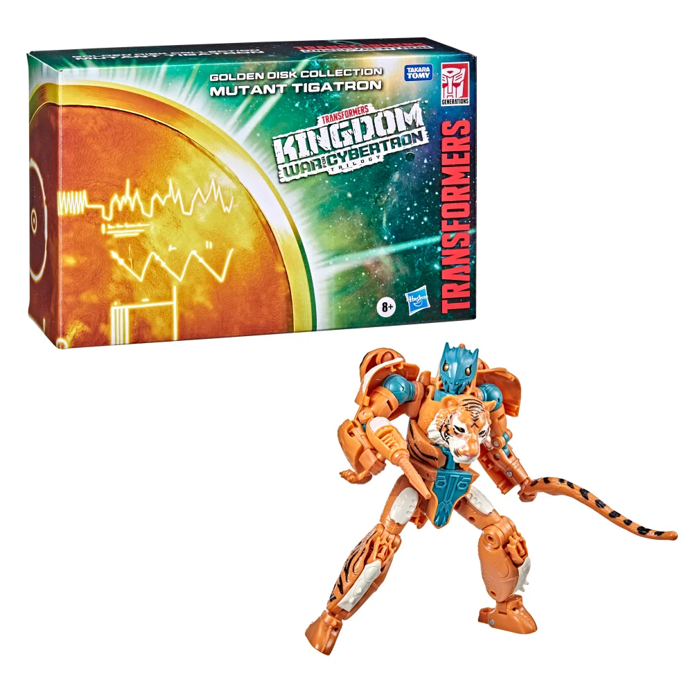 Transformers Generations War for Cybertron Golden Disk Collection Chapter 3, Mutant Tigatron Figure 5.5" Afbeelding 1