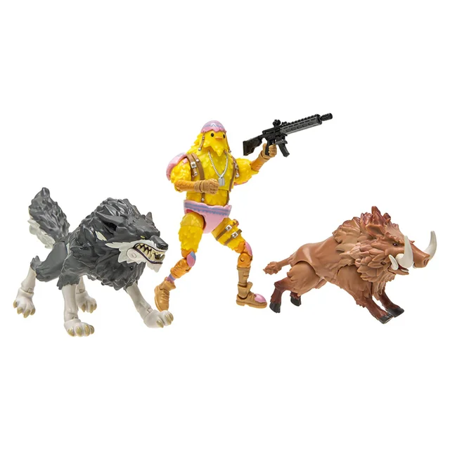 Fortnite Beast Battles Wildlife Action Figure Set 3-Pack