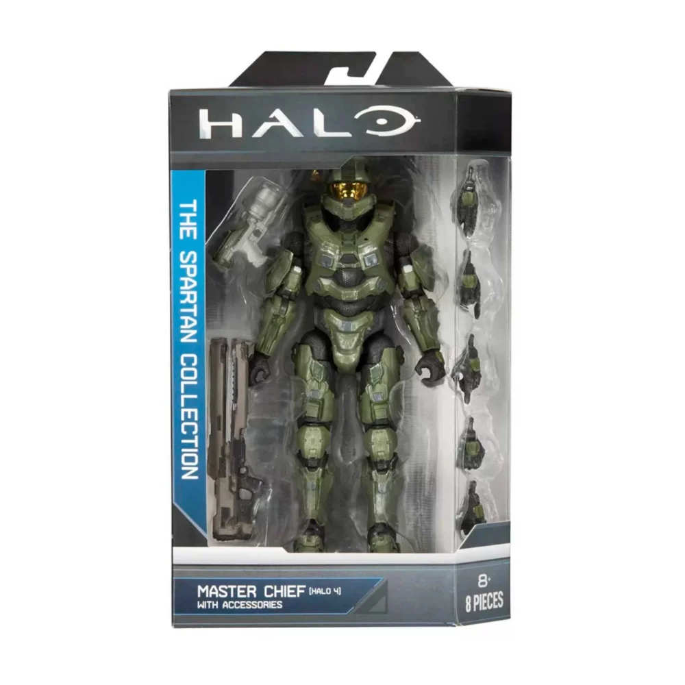Halo The Spartan Collection Series 6 Master Chief 6.5" Action Figure with Accessories Afbeelding 1