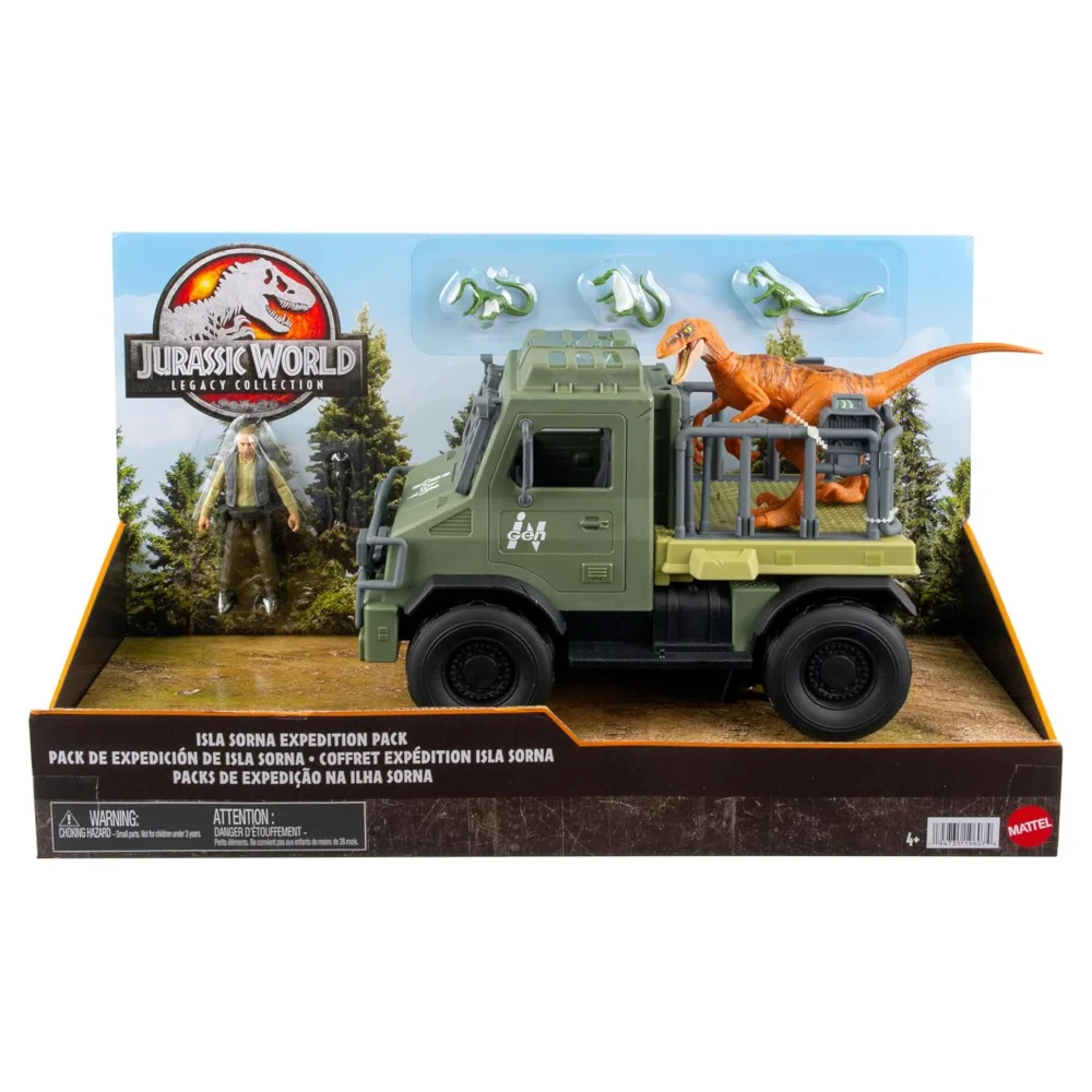Jurassic World Legacy Collection Dinosaur Expedition Pack Toy Afbeelding 1