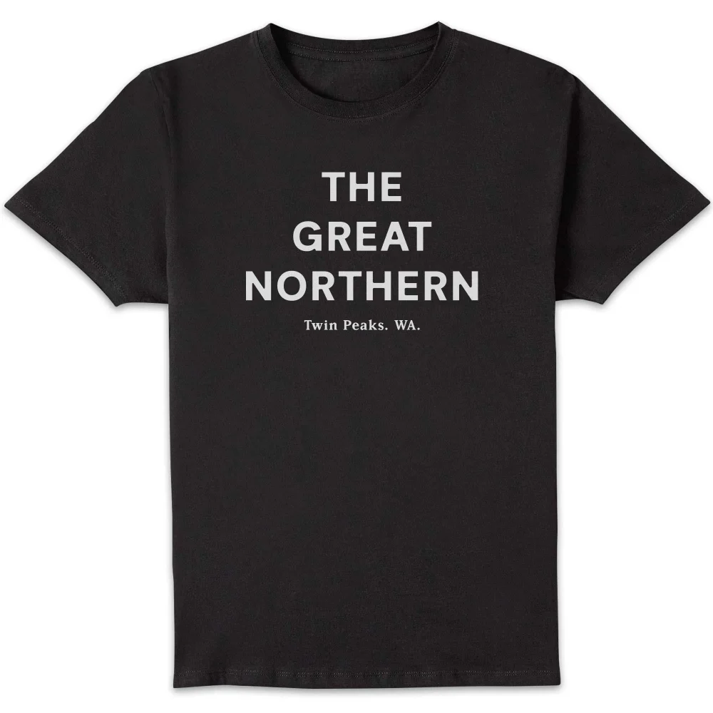 Twin Peaks The Great Northern Unisex T-Shirt - Black - L Afbeelding 1