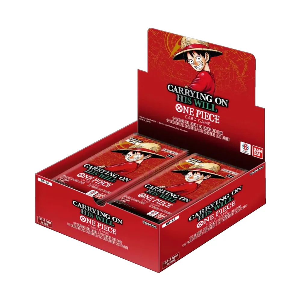 One Piece Card Game: Carrying On His Will Booster Box (OP-13) (24 Packs) Afbeelding 1