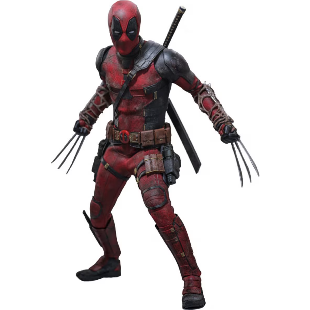 Hot Toys 1:6 Deadpool - Battling Version Figure Afbeelding 1