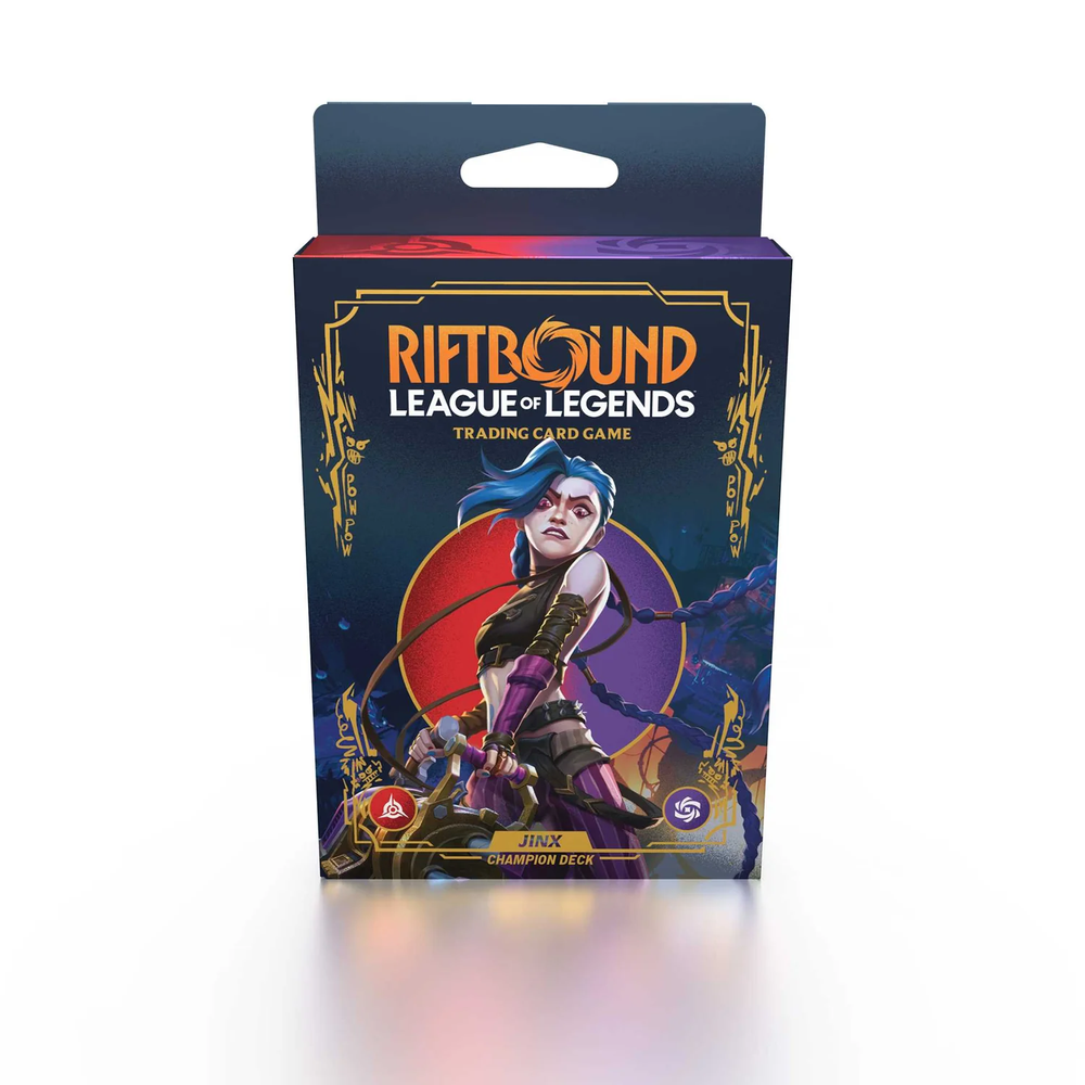 Riftbound: League of Legends Trading Card Game Set 1 Origins Champion Deck Jinx Afbeelding 1