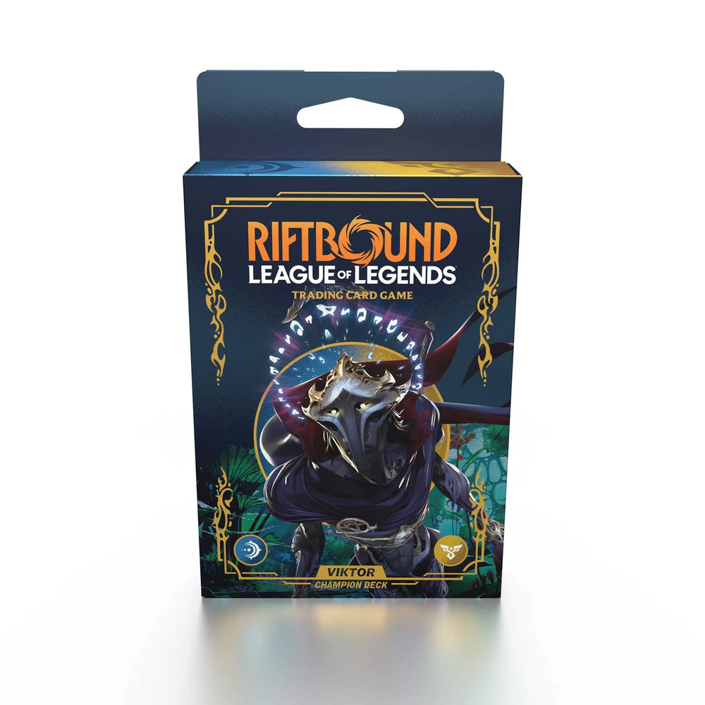 Riftbound: League of Legends Trading Card Game Set 1 Origins Champion Deck Viktor Afbeelding 1