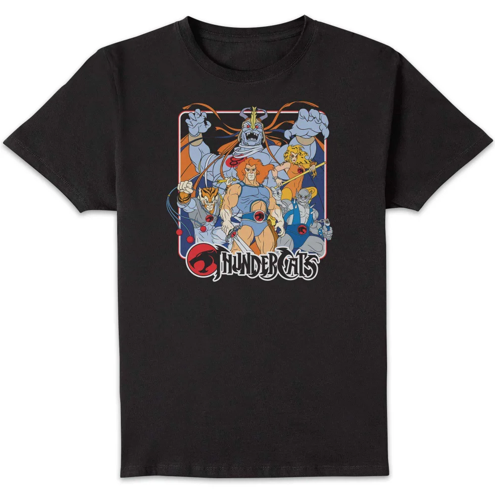 Thundercats Classic Lineup Unisex T-Shirt - Black - S Afbeelding 1