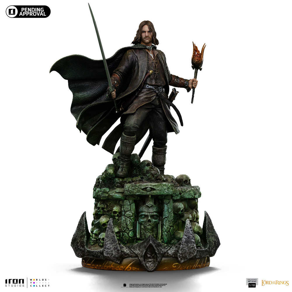 Iron Studios The Lord Of The Rings Aragorn Unleashed Art Scale 1/10 Statue Afbeelding 1