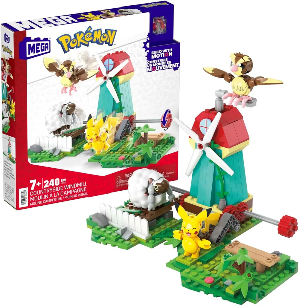 Mega Pokemon Countryside Windmill Afbeelding 1