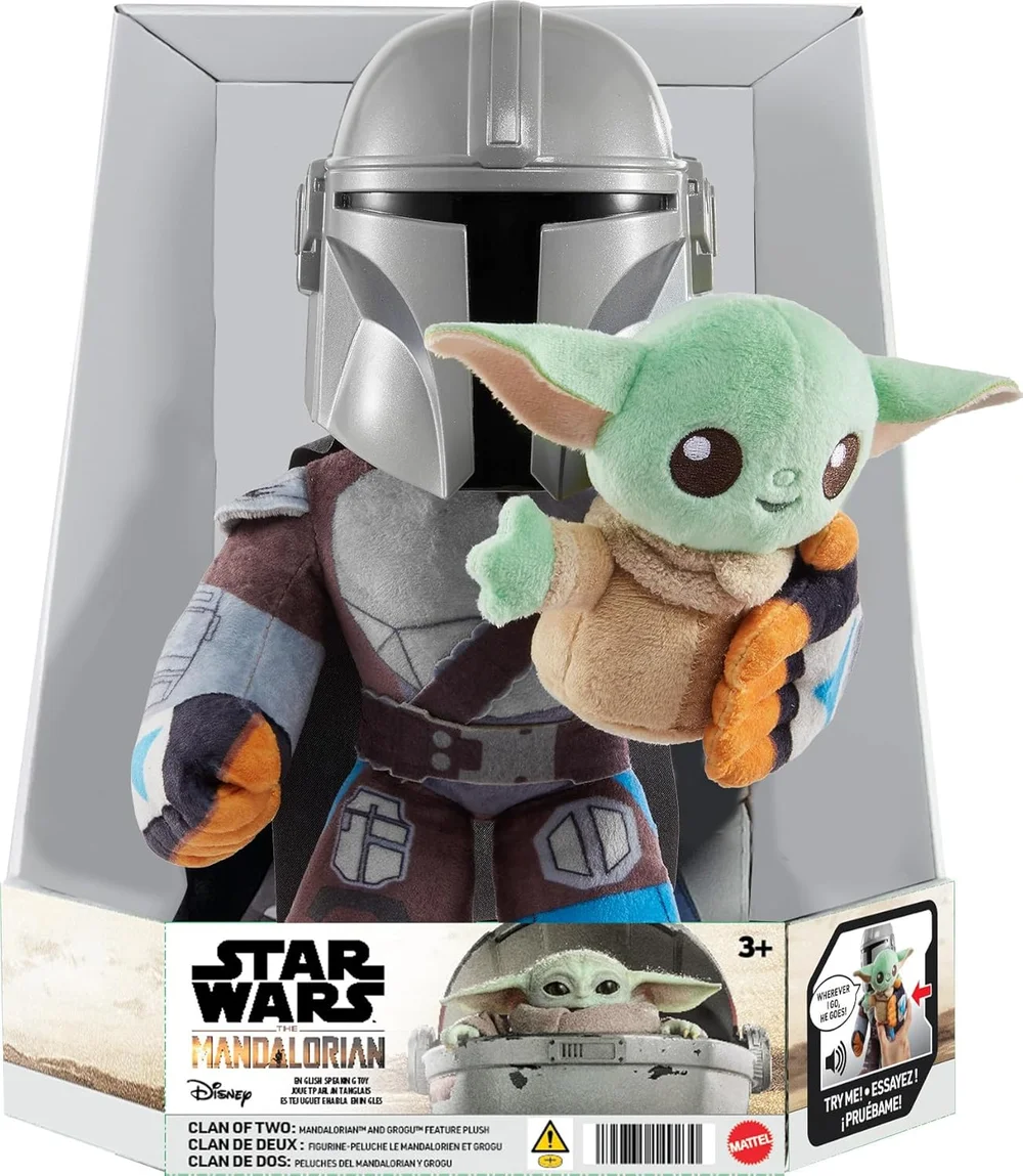 Star Wars Plush Mandalorian with Grogu Afbeelding 1