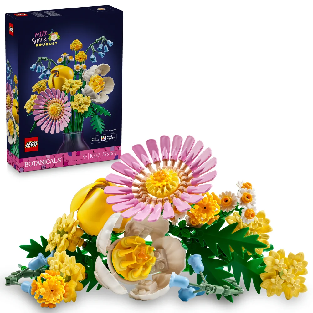 LEGO Botanicals Petite Sunny Bouquet, Toy Flowers Set 10347 Afbeelding 1