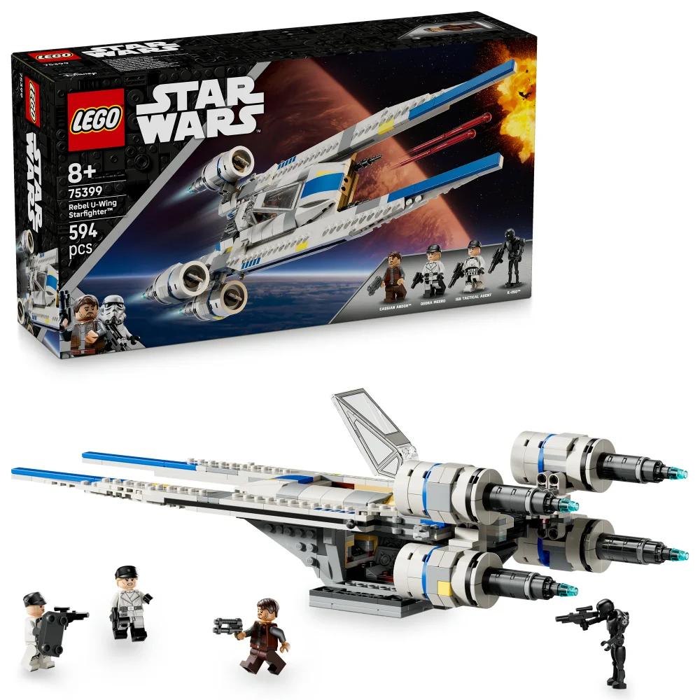 LEGO® Star Wars: Andor™ Rebel U-Wing Starfighter™ Buildable Vehicle Model 75399 Afbeelding 1