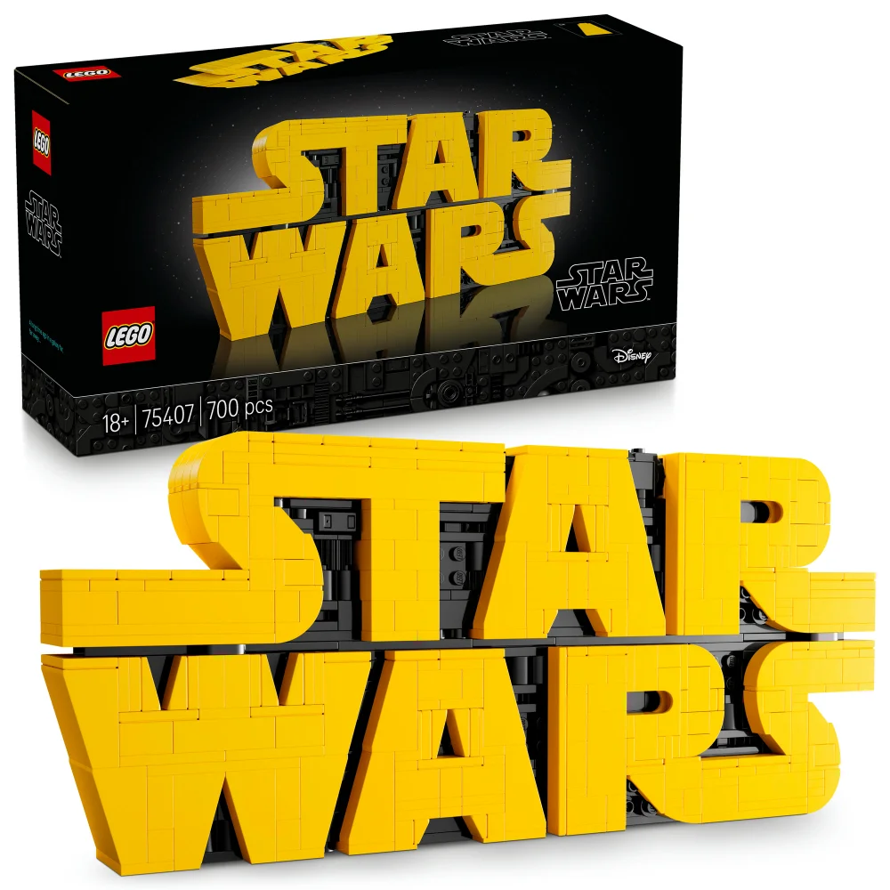 LEGO Star Wars Brick-Built Star Wars Logo Sign Set 75407 Afbeelding 1