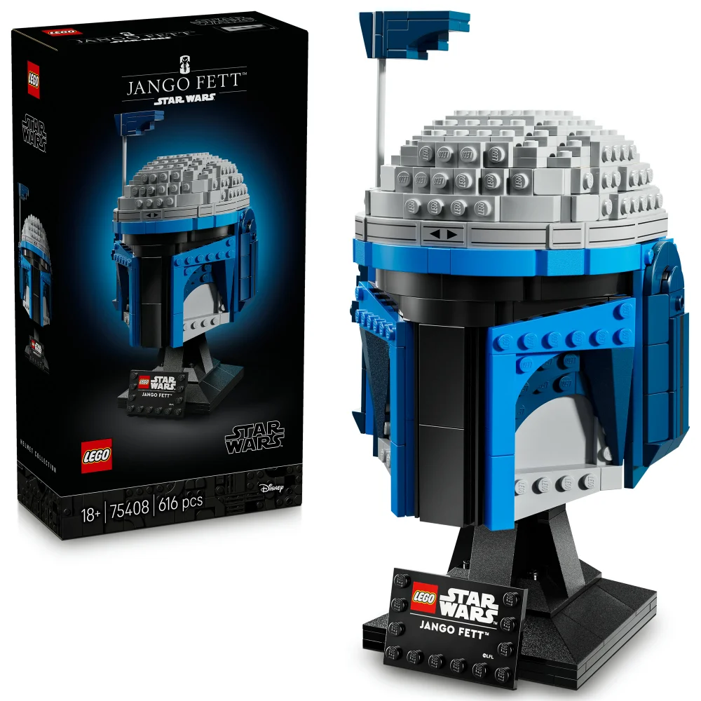 LEGO Star Wars Jango Fett Helmet Set for Adults 75408 Afbeelding 1