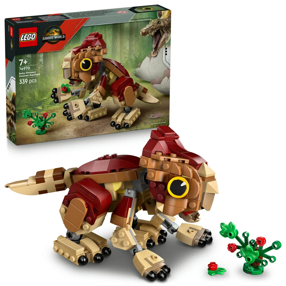 LEGO® Jurassic World Baby Dinosaur Dolores: Aquilops Toy Set 76970 Afbeelding 1