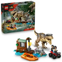 LEGO® Jurassic World T. rex River Escape Dinosaur Figure Building Set 76975