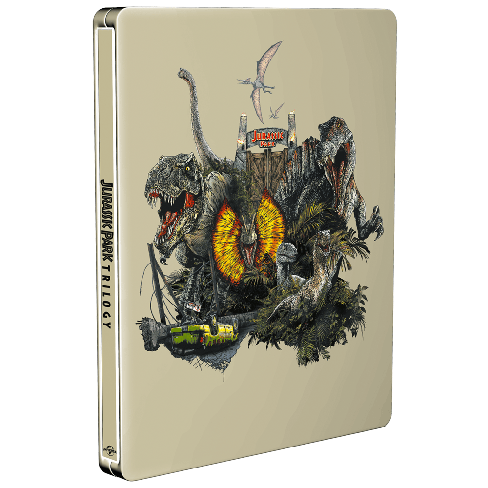 Jurassic Park Trilogy 4K Ultra HD Steelbook Afbeelding 1