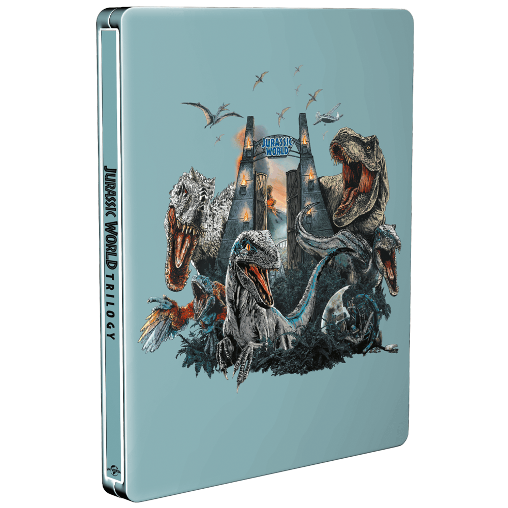 Jurassic World Trilogy 4K Ultra HD Steelbook Afbeelding 1