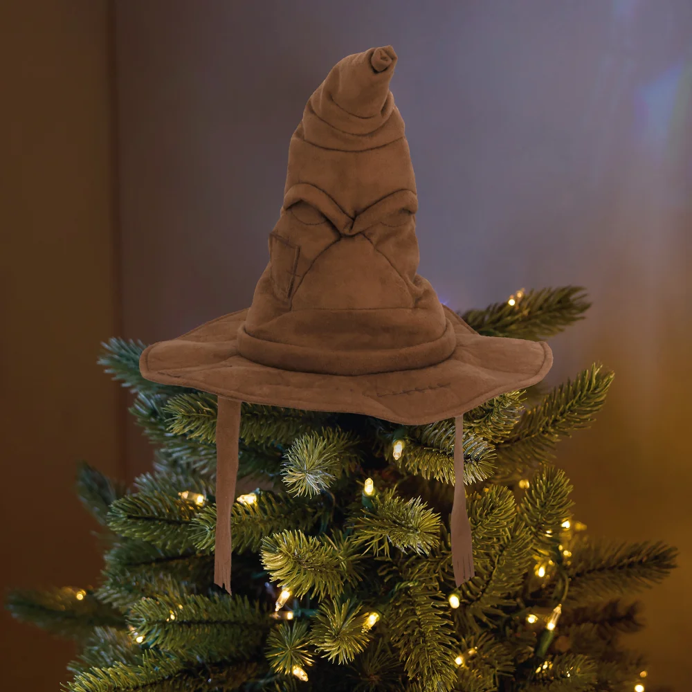 Hallmark Harry Potter Plush Christmas Tree Topper - Hogwarts Sorting Hat Afbeelding 1