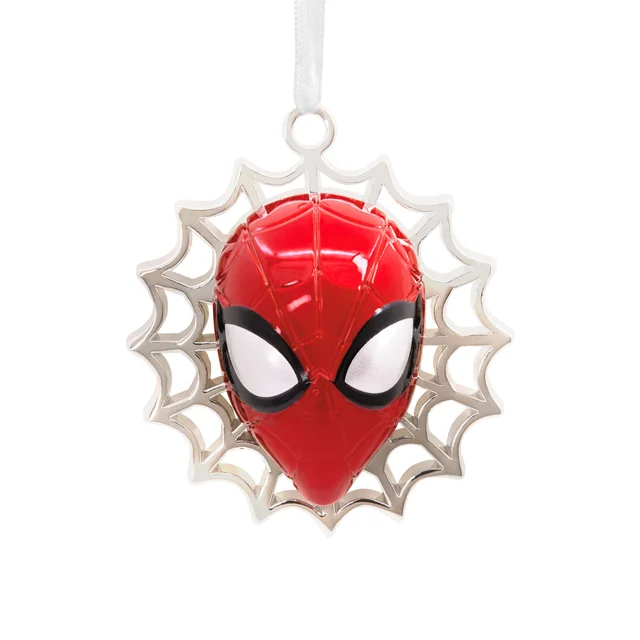 Hallmark Premium Metal Marvel - Spider-Man Head Ornament