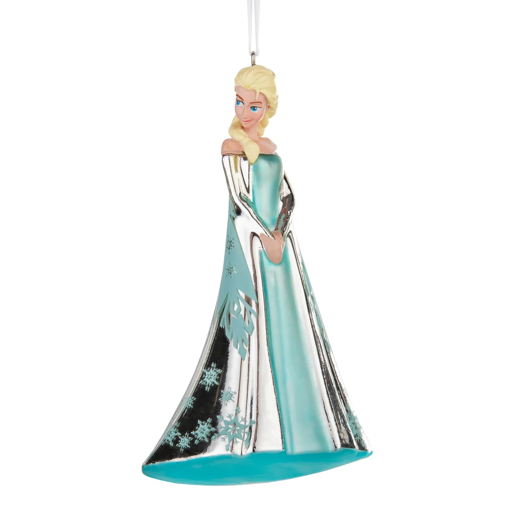 Hallmark Disney Frozen Glass Ornament - Snow Queen Elsa Afbeelding 1