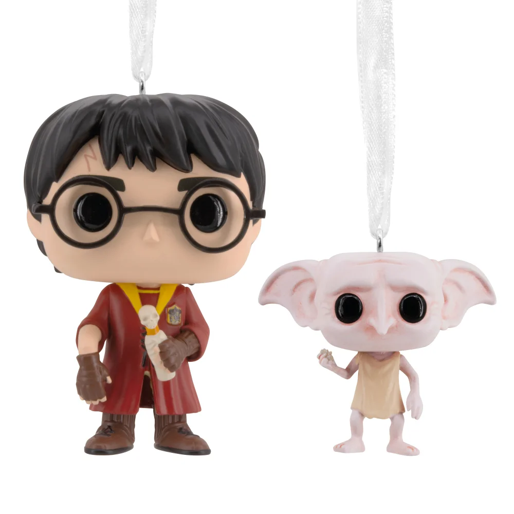 Hallmark Funko POP! Harry Potter Christmas Ornaments - 2 Pack Harry & Dobby Afbeelding 1