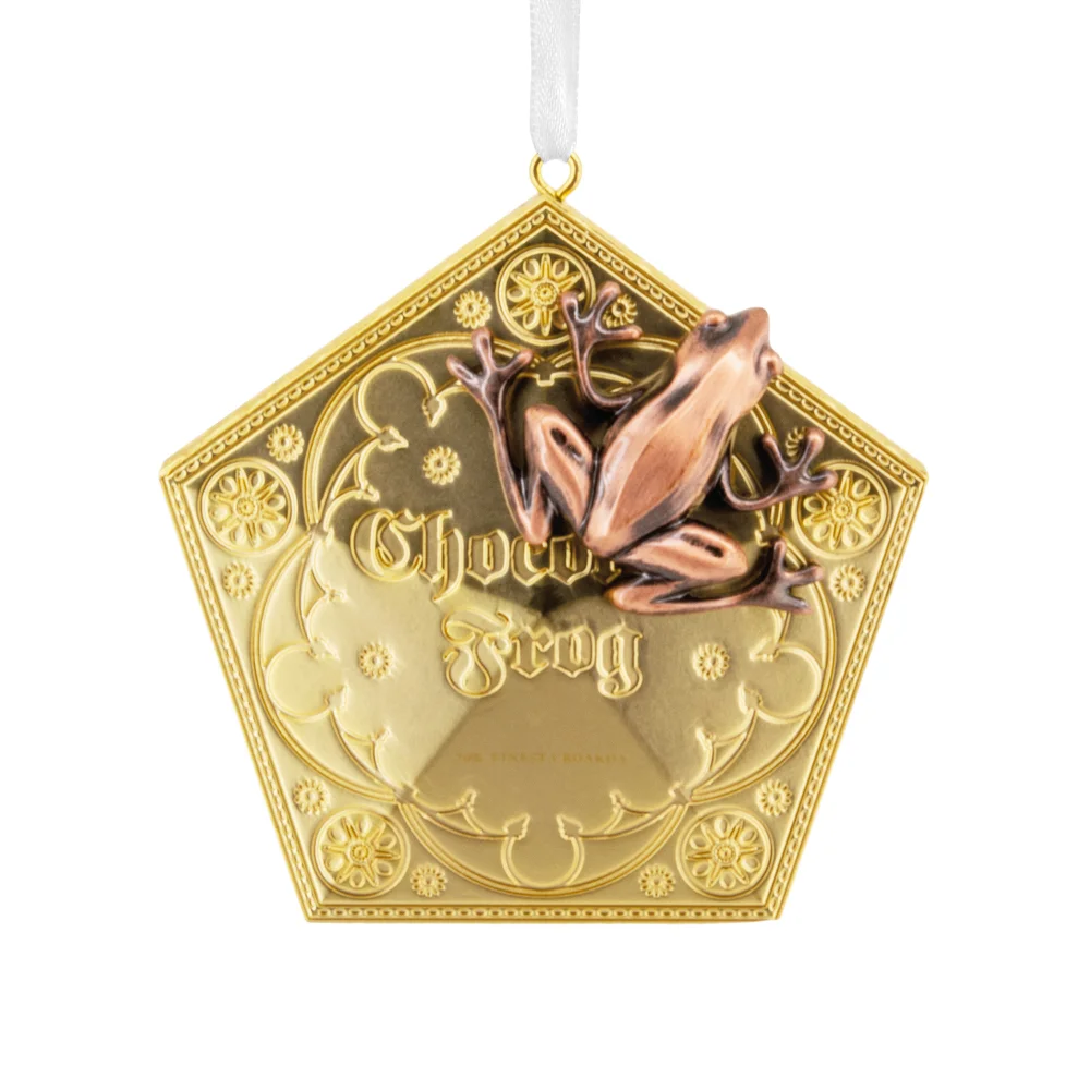 Hallmark Premium Metal Chocolate Frog Tree Ornament Afbeelding 1
