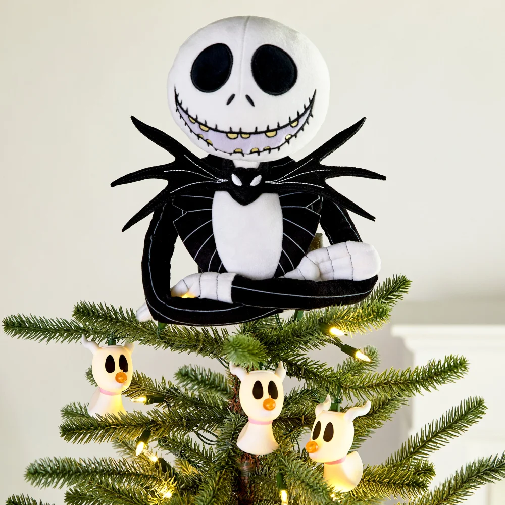 Hallmark Fabric Figural The Nightmare Before Christmas Jack Tree Topper Afbeelding 1