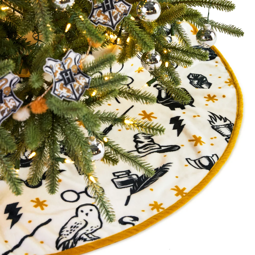Hallmark Harry Potter Christmas Tree Skirt - Harry Potter Icons Design Afbeelding 1