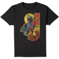 Star Wars Boba Multicolour Unisex T-Shirt - Black