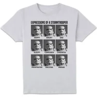Star Wars Expressions Of Stormtrooper Unisex T-Shirt - White