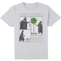 Star Wars A Day In The Life Of Unisex T-Shirt - White - undefined undefined