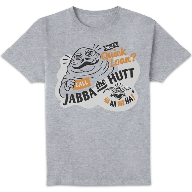 Star Wars Jabba Loans Unisex T-Shirt - Grey