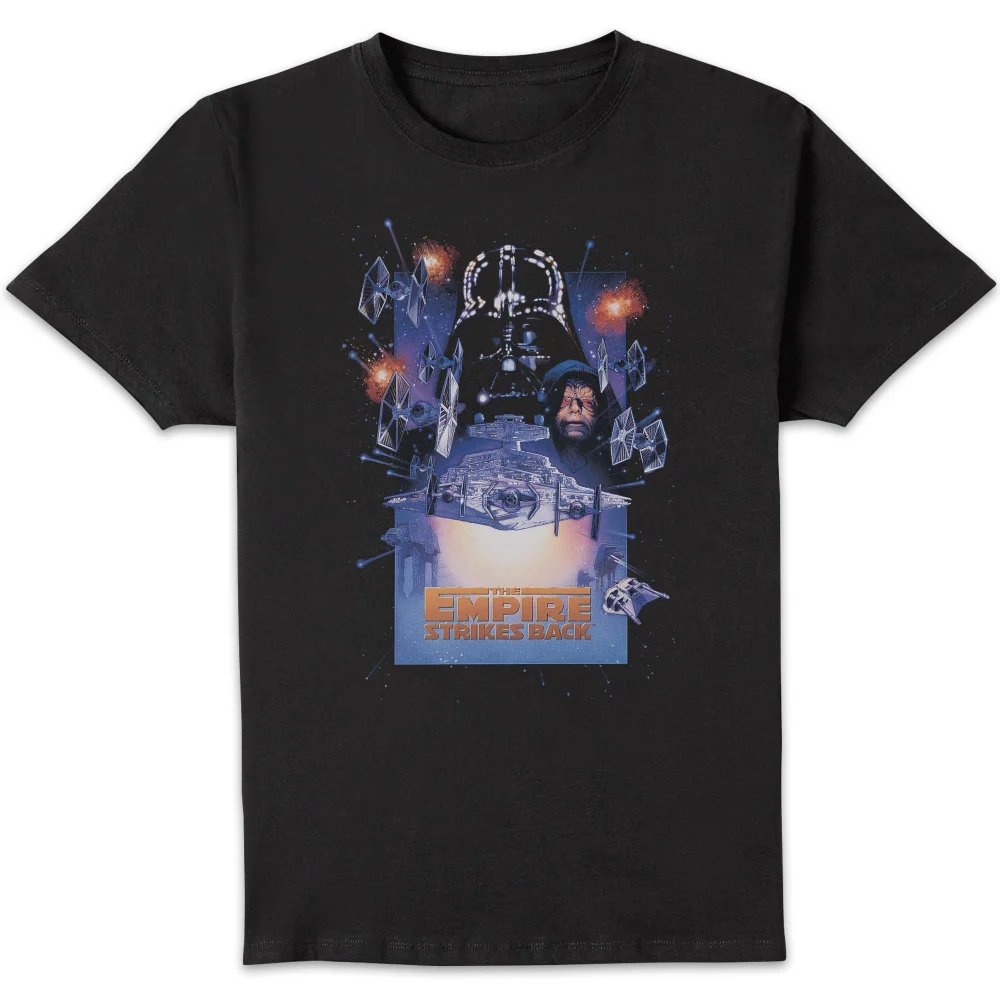Star Wars The Empire Strikes Back Unisex T-Shirt - Black - S Afbeelding 1