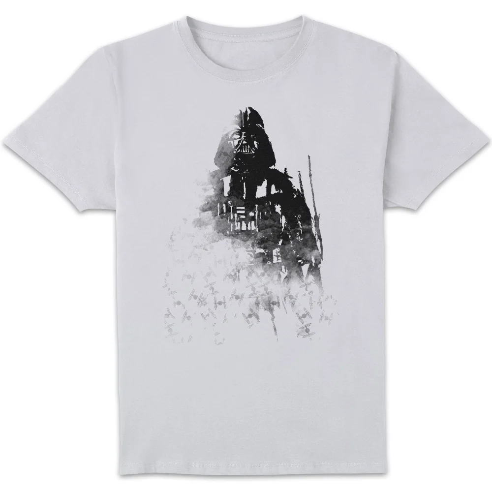 Star Wars Faded Vader Unisex T-Shirt - White - S Afbeelding 1