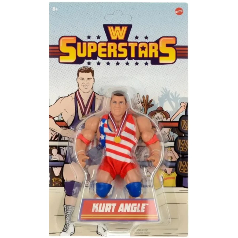 WWE Superstars Series 10 Kurt Angle Wrestling Action Figure Mattel Afbeelding 1