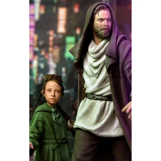 Iron Studios Star Wars: Obi-Wan Kenobi Series Obi-Wan and Young Leia 1/10 Art Scale Statue