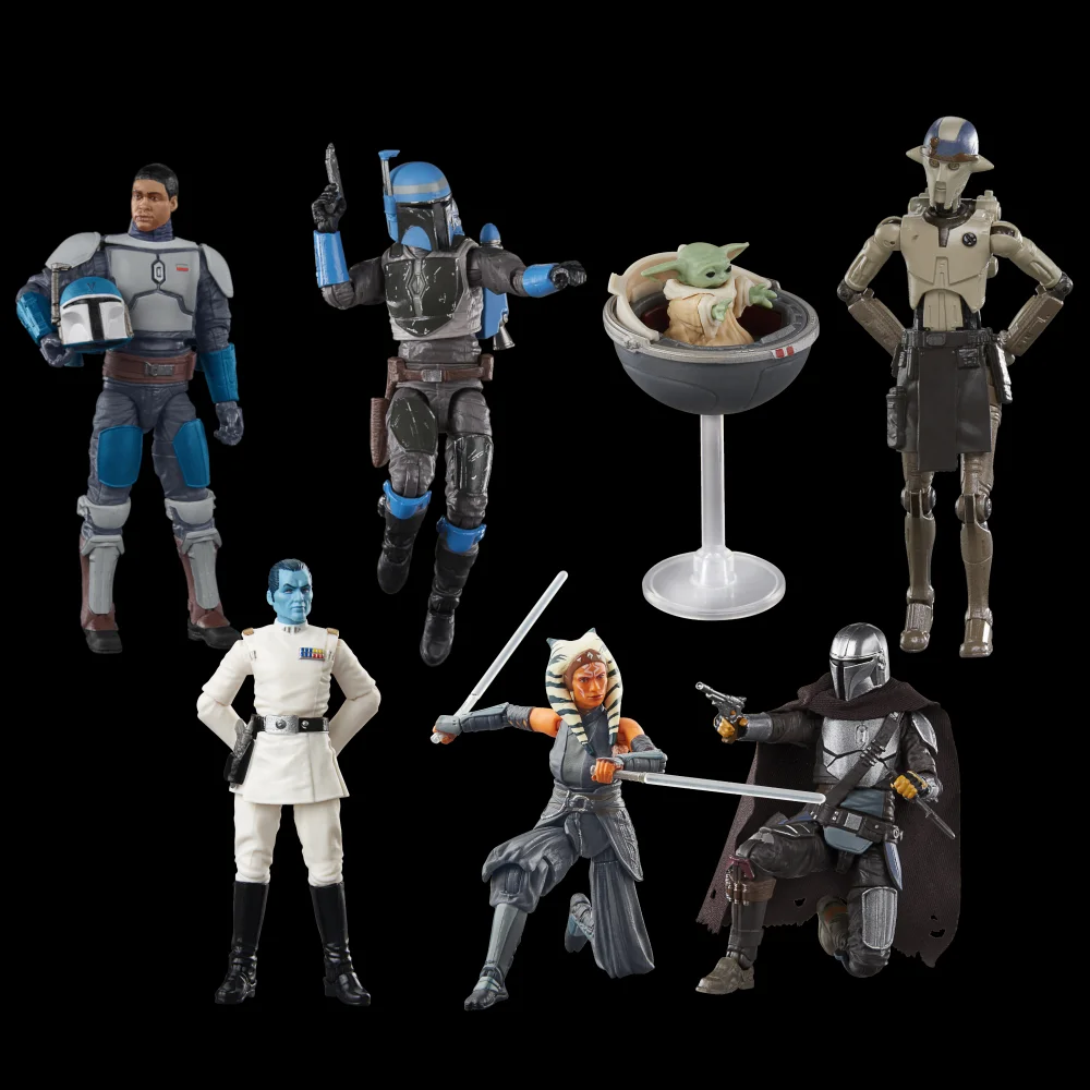 Hasbro Star Wars Disney+ The Vintage Collection 7 Action Figure Bundle (3.75") Afbeelding 1