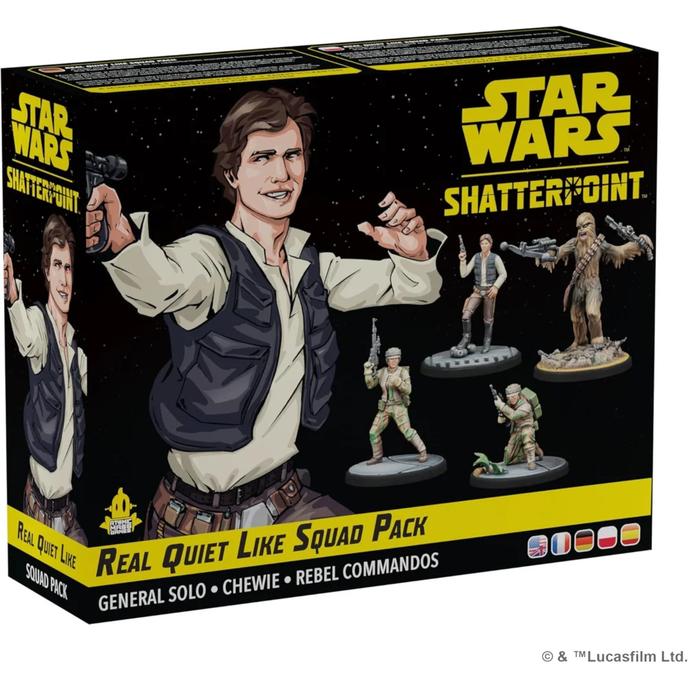 Star Wars: Shatterpoint Game Real Quiet Like (Han Solo Endor) Squad Pack Afbeelding 1