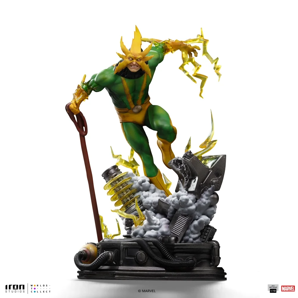 Iron Studios Spider-Man vs Villains Electro - Spider-Man vs Villains Diorama BDS Art Scale 1/10 Statue Afbeelding 1