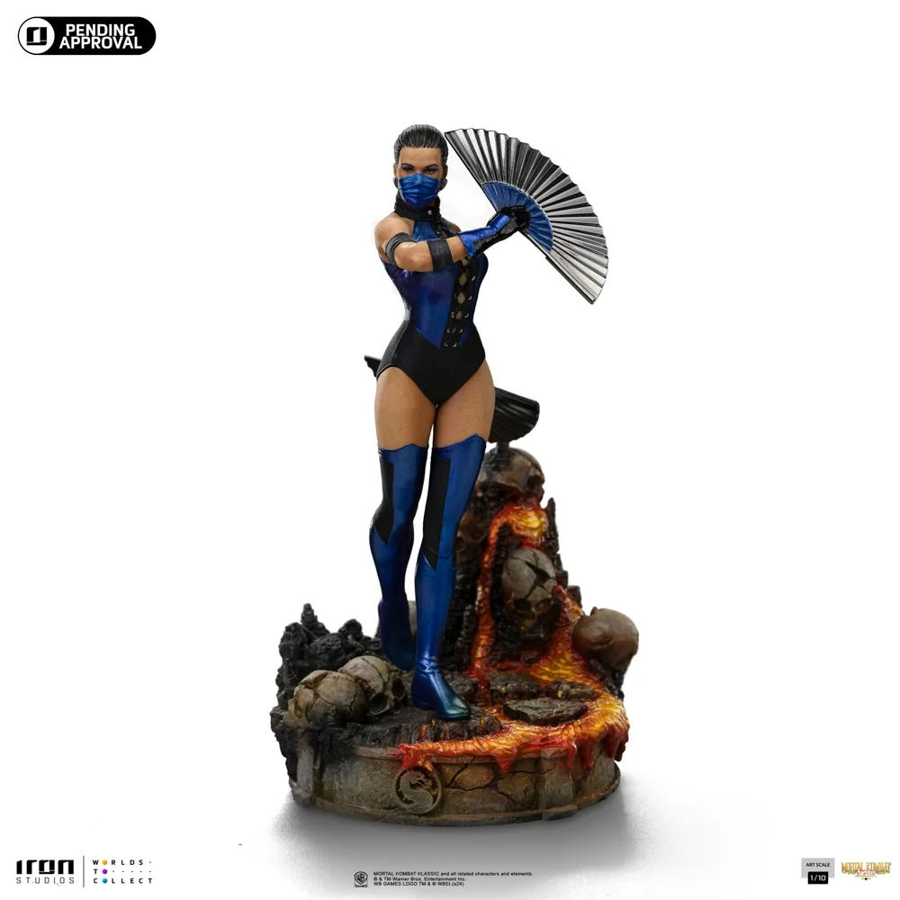 Iron Studios Mortal Kombat Kitana Art Scale 1/10 Statue Afbeelding 1